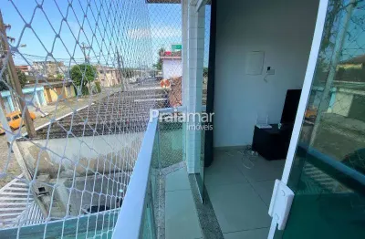 Casa sobreposta alta | 02 dorm | 01 vaga de garagem | 89m² | cidade nautica - são vicente.