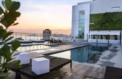 Apto alto padrão | 1 dormi | 2 w.c | varanda gourmet | spa | internet inclusa | gonzaga | santos