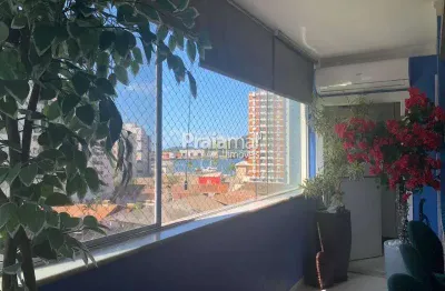 Apto 2 dormi | 1 suíte | porteira fechada | 1 vaga demarcada| 125 m2 | ponta da praia | santos