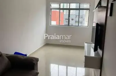 Apartamento reformado em vila mathias, santos - 2 dormitórios, ar condicionado, 93m² - r$530.000