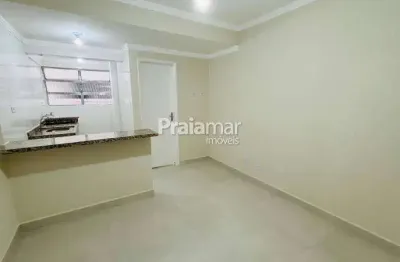 Apartamento  reformado  ponta da praia - 1 dormitório, 48m², próximo à praia - garagem !