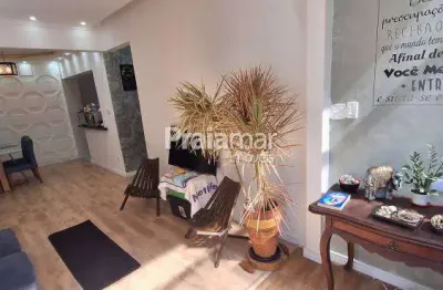 Apto térreo - 2 dorm c/ 1 suite i reformado i 80 mts2 iótima localização - centro de s.v i garagem