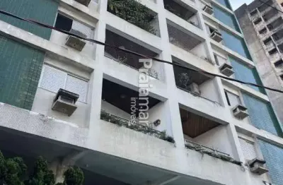 Apartamento 2 dormitórios, 1 suíte, piscina e garagem no marapé - santos à venda