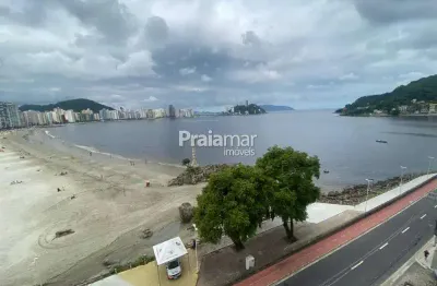 Apartamento 3 dormitórios frontal ao  mar, biquinha em são vicente/sp.