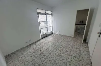 Apartamento à venda em itararé, são vicente – 1 dormitório, próximo à praia