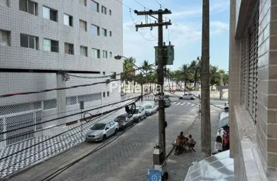 Kitão dividido para 01 dormitorio| mobiliado com vista mar| aviação praia grande