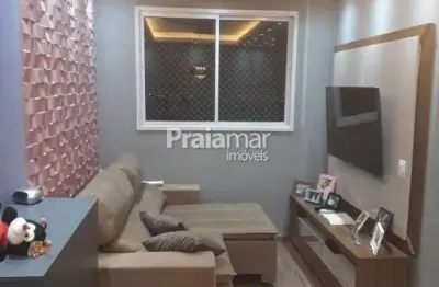 Apartamento de 2 dormitórios, santos - venda com vaga e lazer completo