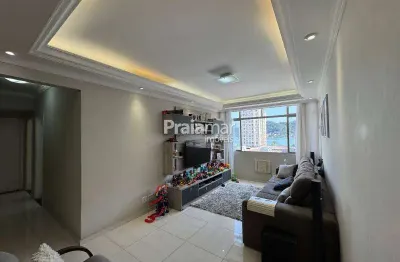 Apto vista mar excelente localização | 2 dormi | 2 w.c | 2 vagas | elevador | centro | são vicente |