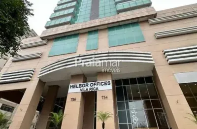 Sala comercial completa | planejada | helbor offices vila rica | santos - sp