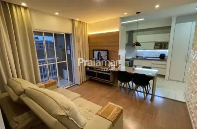 Apto 2 dormi | 1 suíte | 2 w.c | varand gourmet | 1 vaga | lazer completo | estuário | santos