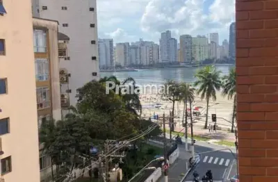 Sala living reformado | predio frente mar | c/ portaria | gonzaguinha - s.v