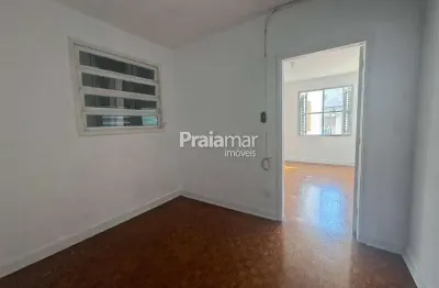 Sala living | dividido para 01 dorm | 38m² | gonzaguinha - são vicente.