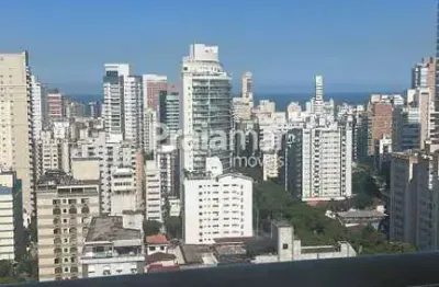 Apartamento 2 dormitórios com suíte - boqueirão, santos - aluguel r$ 6.900