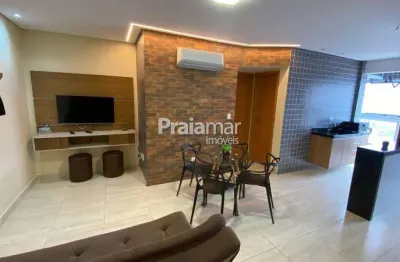 1 dormitório com sacada gourmet e piscina em praia grande - venda