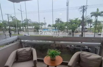 Apto vista mar porteira fechada | 2 dormi+ dependência |1 suíte | 3 w.c | 94 m2 | aparecida | santos