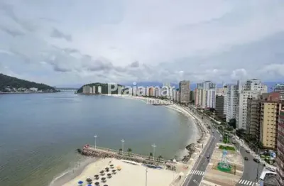 Apto com vista total para o mar | 1 dorm | 70 m2 | elevador | 1 vaga | boa vista - s.v