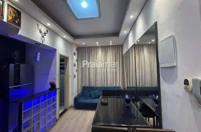 Apartamento mobiliado 01 dorm | 01 vaga | gonzaguinha - são vicente