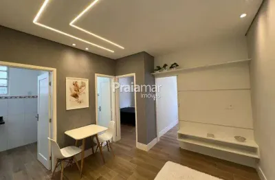 Apto 2 dormi reformado |1 w.c | vista mar lateral | não tem garagem | boqueirão | santos