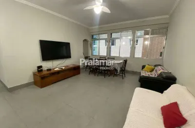 Apto 3 dorm i 1 suíte i frente mar i praia do itararé - sv i garagem coletiva