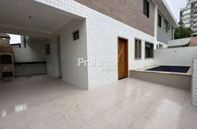 Sobrado vila belmiro 03 dormitorio |1 suite| sala 02 amb com lavabo| piscina e churrasqueira| santos