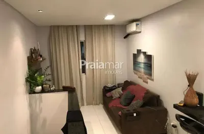 Sobreposta alta condomínio fechado i 2 dormitórios i 1 vaga i 68 m² i centro i são vicente