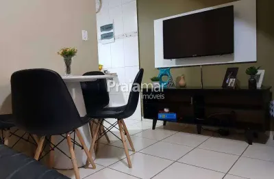 Casa em condomínio fechado com 2 quartos à venda na Vila Margarida, São Vicente 