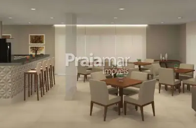 Apartamento 01 dormitório | 53m² | 01 vaga | aviação | praia grande | sp.