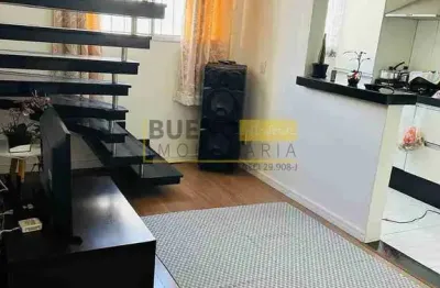 Apartamento duplex à venda, no condomínio spazio azzurro, bairro catharina zanaga, americana, sp