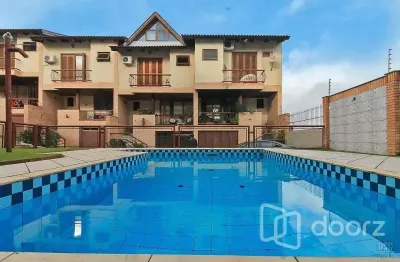 Casa em condomínio fechado com 3 quartos à venda na rua doutor egon renner, 135, ipanema, porto alegre, 183 m2 por r$ 590.000