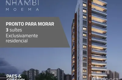 Apartamento com 3 quartos à venda na alameda dos nhambiquaras, 1375, moema, são paulo, 111 m2 por r$ 2.299.475