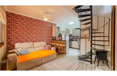 Casa em condomínio fechado com 2 quartos à venda na avenida outeiro, 83, partenon, porto alegre, 77 m2 por r$ 335.000