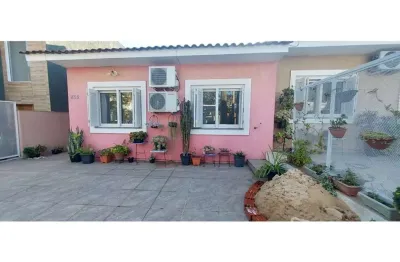 Casa em condomínio fechado com 2 quartos à venda na rua chácara das nascentes, 285, lomba do pinheiro, porto alegre, 80 m2 por r$ 440.000