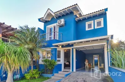 Casa em condomínio fechado com 3 quartos à venda na rua pau brasil, 437, hípica, porto alegre, 163 m2 por r$ 660.000