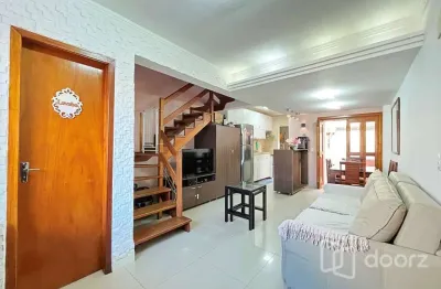 Casa em condomínio fechado com 3 quartos à venda na rua landel de moura, 2225, tristeza, porto alegre, 131 m2 por r$ 460.000
