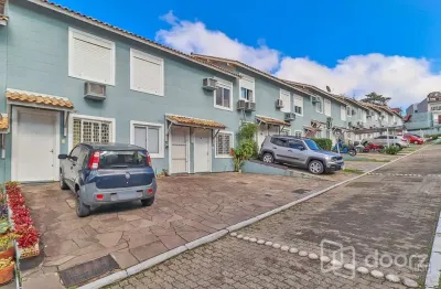 Casa em condomínio fechado com 2 quartos à venda na rua ney da gama ahrends, 219, morro santana, porto alegre, 79 m2 por r$ 260.000