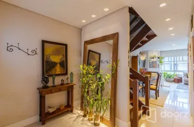 Casa em condomínio fechado com 3 quartos à venda na rua attílio bilibio, 120, jardim carvalho, porto alegre, 218 m2 por r$ 1.600.000