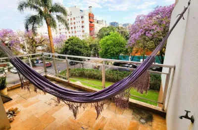 Apartamento 3d 2 garagens à venda em mont serrat, porto alegre - 137m² - semi mobiliado - excelente localização