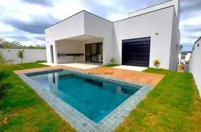 Casa em condomínio fechado com 3 quartos à venda na rua júlio cassola, 3100, alphaville nova esplanada, votorantim por r$ 2.750.000