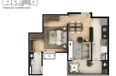 Apartamento com 2 quartos à venda na Avenida São Paulo, 2233, Além Ponte, Sorocaba por R$ 450.000