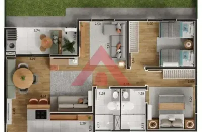 Apartamento com 3 quartos à venda na avenida governador pedro de toledo, 883, bonfim, campinas, 65 m2 por r$ 600.000