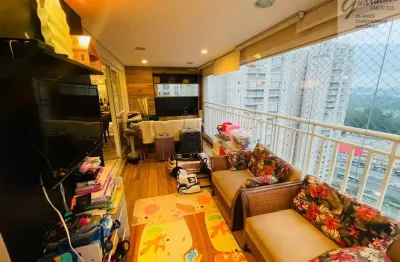 Apartamento mobiliado supera, 128m², 3 suites, 3 vagas, vila leonor