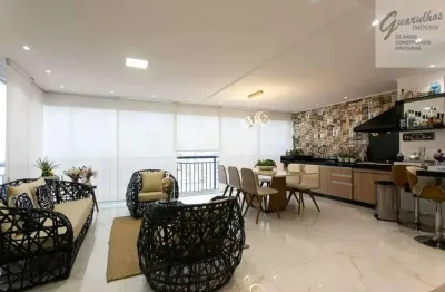 Apartamento alto padrão 123m², Giardino San Felipe, 3 Quartos, 2 Vagas, Tatupé