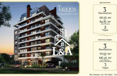 Apartamento com 3 dormitórios à venda, 96 m² por r$ 1.228.940,00 - vila izabel - curitiba/pr