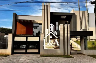 Casa de luxo com 3 dormitórios à venda, 700 m² por r$ 14.000.000 - seminário - curitiba/pr