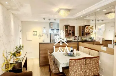 Apartamento com 2 dormitórios à venda, 68 m² por r$ 450.000 - parolin - curitiba/pr