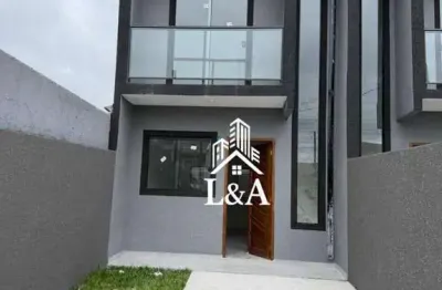 Sobrado com 3 dormitórios à venda, 73 m² por R$ 410.000 - Campo de Santana - Curitiba/PR