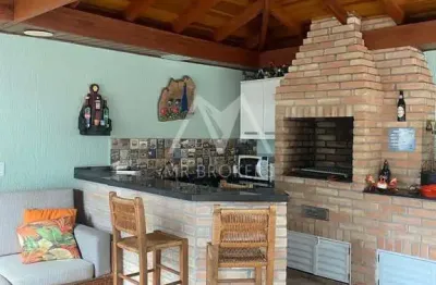 Casa de 3 quartos com suíte e área gourmet no Nature Village, Eloy Chaves - Jardim Ermida I, Jundiaí-SP. 4 vagas de garagem!