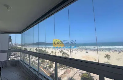 Apartamento com 3 dormitórios à venda, 127 m² por r$ 1.250.000,00 - vila guilhermina - praia grande/sp