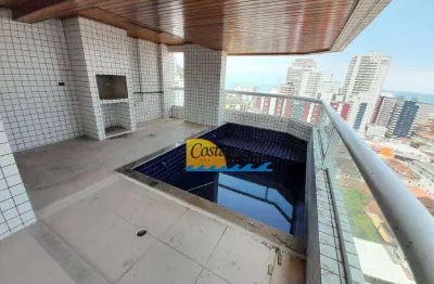 Apartamento com 4 dormitórios à venda, 205 m² por r$ 2.008.900,00 - canto do forte - praia grande/sp