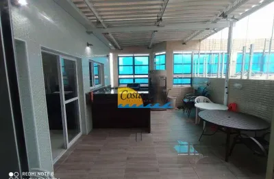 Cobertura com 5 dormitórios à venda, 260 m² - vila guilhermina - praia grande/sp